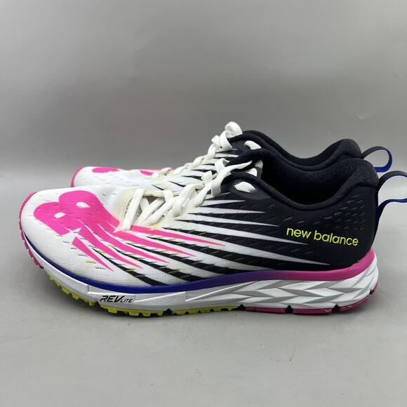 New Balance 1500v5 Road Running Shoes Women Size 8.5 White Pink Comfort Sneakers - Picture 3 of 8
